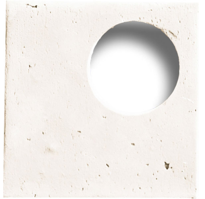 Керамическая плитка ALBERTINA B-INSERT 2 WHITE 15X15X15 Поверхность: Матовая (NCR03068)