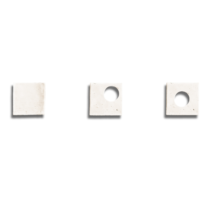 Керамическая плитка ALBERTINA B-INSERT 2 WHITE 15X15X15 Поверхность: Матовая (NCR03068)