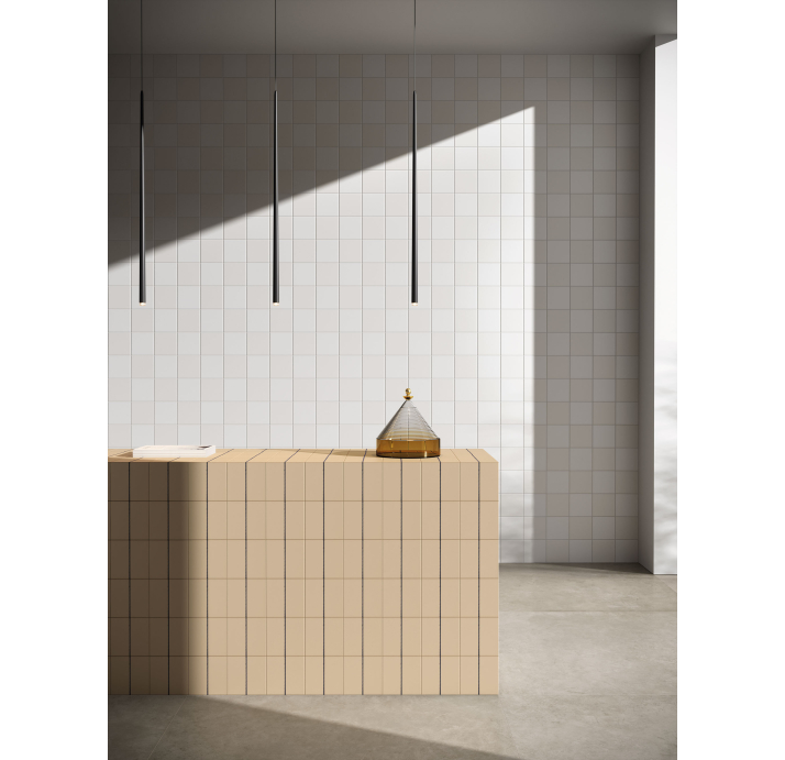 Керамическая плитка LINE CREAM 15X15X10 Поверхность: Матовая (NCR03367)