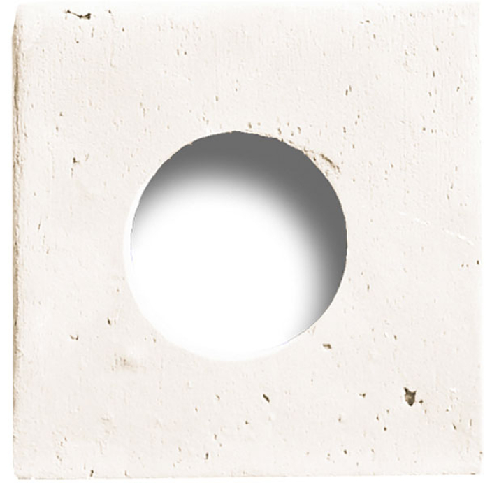 Керамическая плитка ALBERTINA B-INSERT 1 WHITE 15X15X15 Поверхность: Матовая (NCR03064)