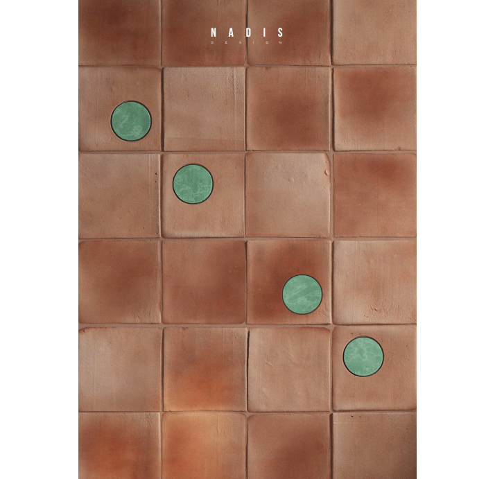 Керамическая плитка ALBERTINA RED 15X15X15 Поверхность: Матовая (NCR03084)