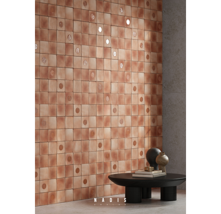 Керамическая плитка ALBERTINA RED 15X15X15 Поверхность: Матовая (NCR03084)