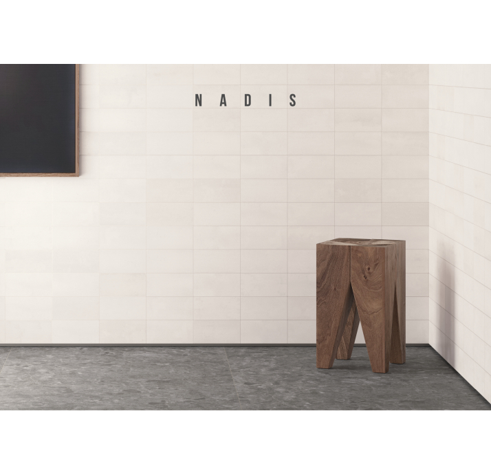 Цементая плитка GINZA DECOR WHITE 10X20X13 Поверхность: Матовая (NCR02948)