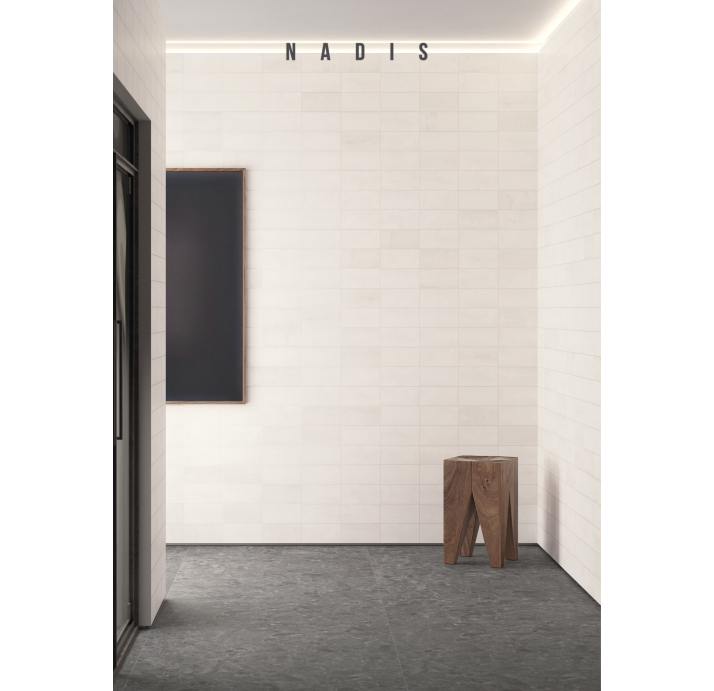 Цементая плитка GINZA DECOR WHITE 10X20X13 Поверхность: Матовая (NCR02948)