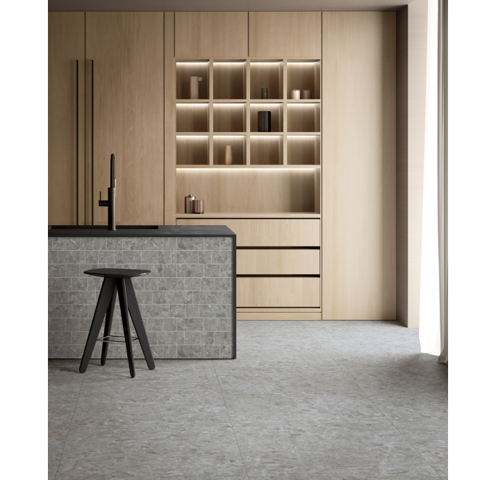 Керамогранит GALDANA GRAY HAMMERED 90X90X10 Поверхность: Матовая (NCR02902)