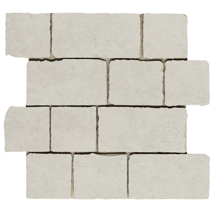 Керамическая мозаика MONDO GRAY BRICK MOS 29,4X30,4X10 Поверхность: Матовая (NCR03314)