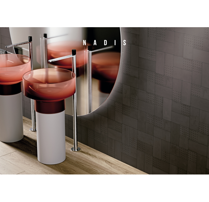 Цементая плитка GINZA DECOR GRAPHITE 10X20X13 Поверхность: Матовая (NCR02946)