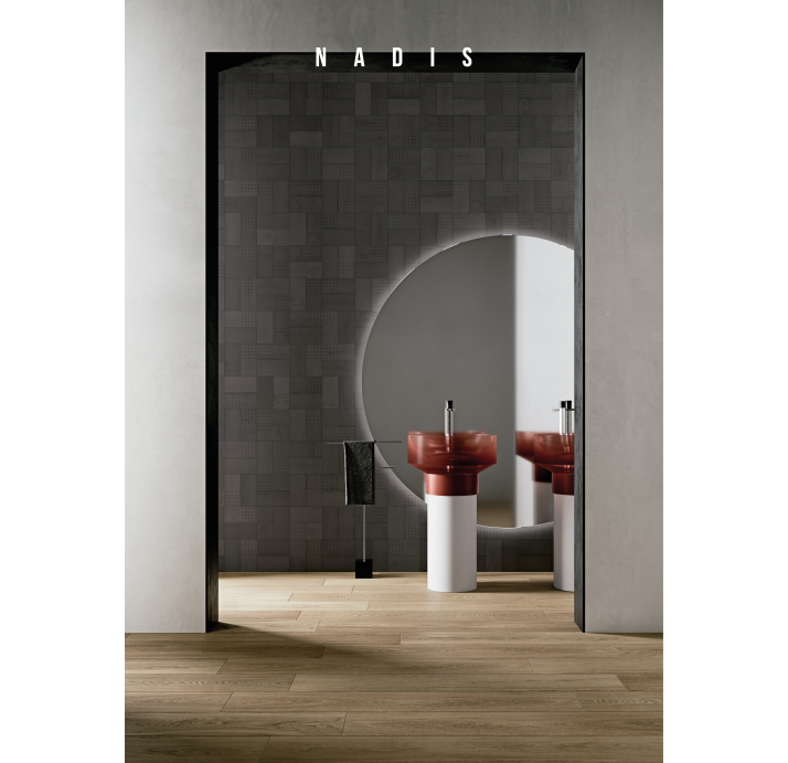 Цементая плитка GINZA DECOR GRAPHITE 10X20X13 Поверхность: Матовая (NCR02946)