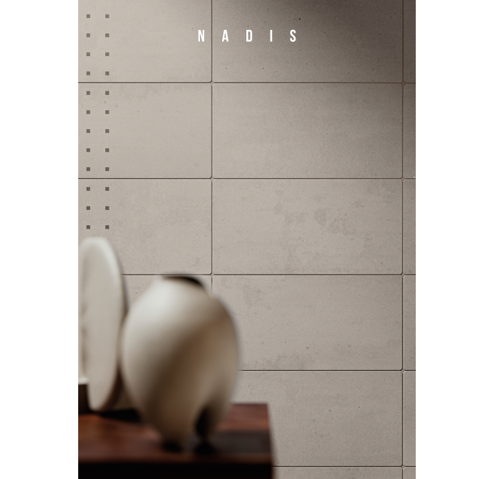 Цементая плитка GINZA DECOR GRAY 10X20X13 Поверхность: Матовая (NCR02947)