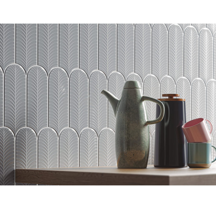 Керамическая плитка ALMA SCALE BLACK 8X21,5X8 Поверхность: Глянцевая (NCR03666)