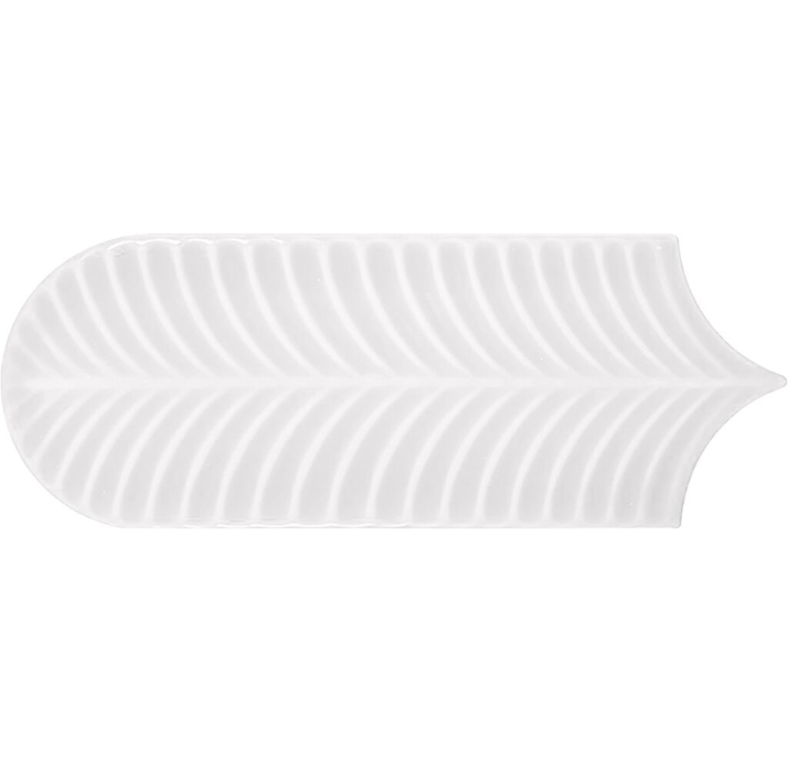 Керамическая плитка ALMA SCALE WHITE 8X21,5X8 Поверхность: Глянцевая (NCR03661)