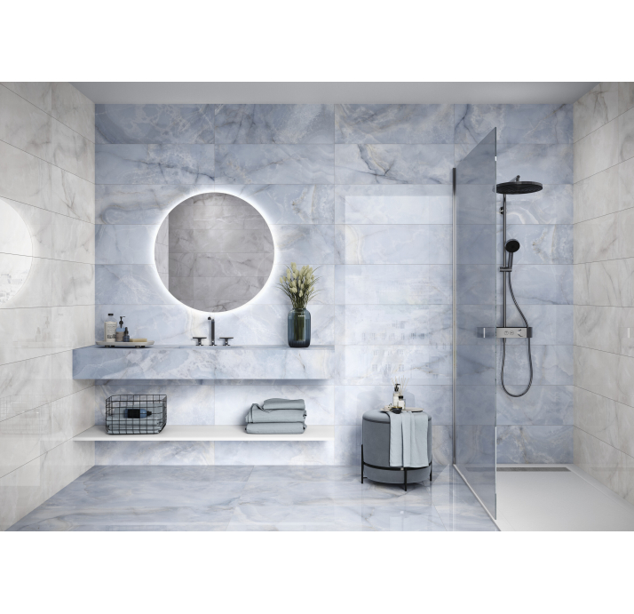Керамогранит ONIX BLUE 120X120X9 Поверхность: Полированная (NCR03616)