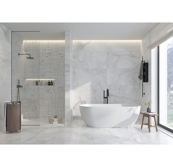 Керамогранит ONIX WHITE 60X60X9 Поверхность: Матовая (NCR03627)