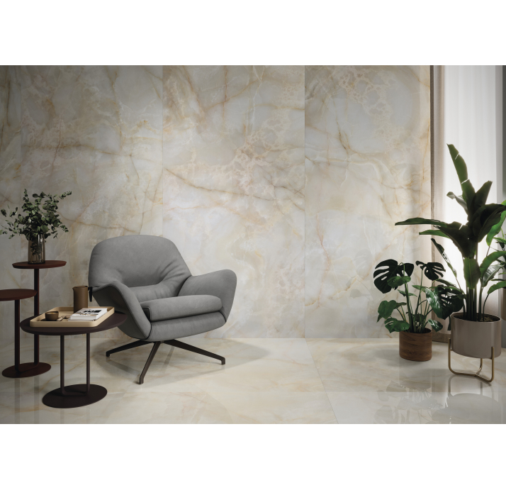 Керамогранит ONIX CREAM 60X60X9 Поверхность: Полированная (NCR03636)