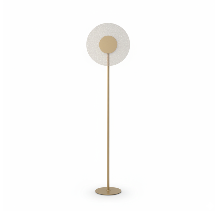 Торшер CANDY FLOOR LAMP transparent GOLD 40X27X170 СМ. (NRM06338)