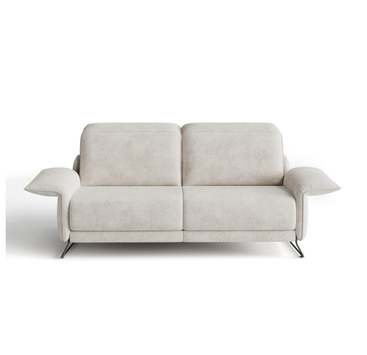 Диван VITIS B103-220-103B/54/VIVA OFFWHITE/BULTEX/01BL BLACK/E,E,R