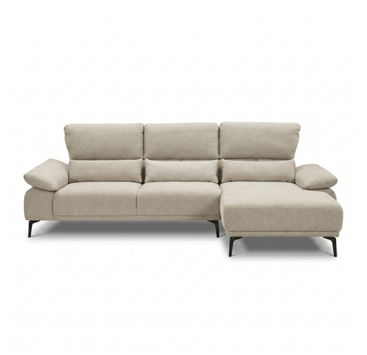 Диван NOYA B100-300-160L/56/WANDOO SAGE/HR40/01BL BLACK/