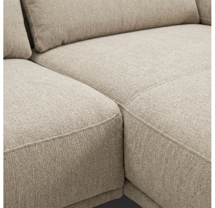 Диван NOYA B100-300-160L/56/WANDOO SAGE/HR40/01BL BLACK/