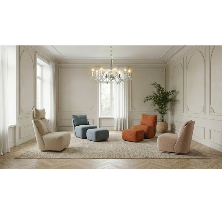 Кресло HUGO K 67/54/AMIRI GREGE/встроенные/E