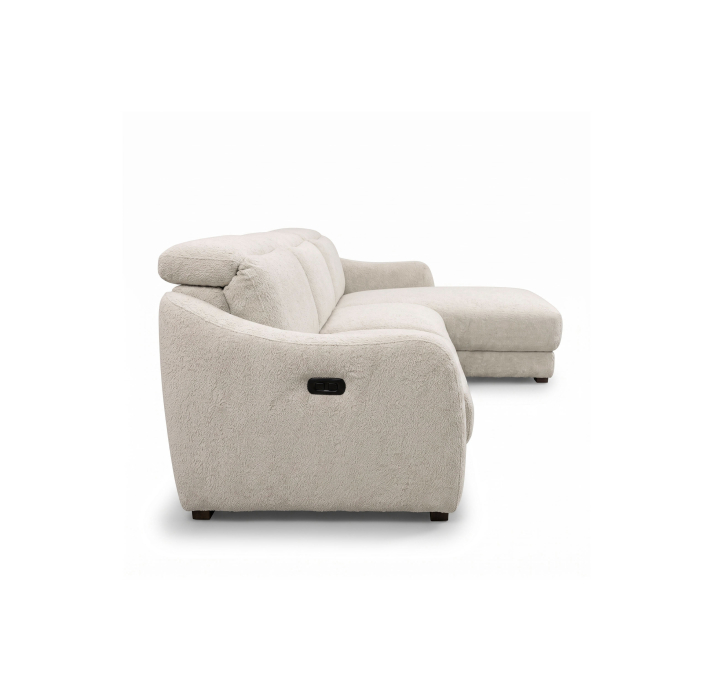 Диван LIRA B100-300-160L/58/RAMIRO CREAM/BULTEX/встроенные/E,Z,Rc