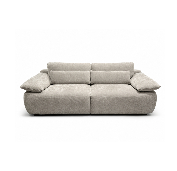 Диван SOLA B100-220-100B/58/RAMIRO GREGE/DYNASPRING/встроенные/