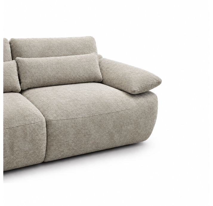 Диван SOLA B100-220-100B/58/RAMIRO GREGE/DYNASPRING/встроенные/