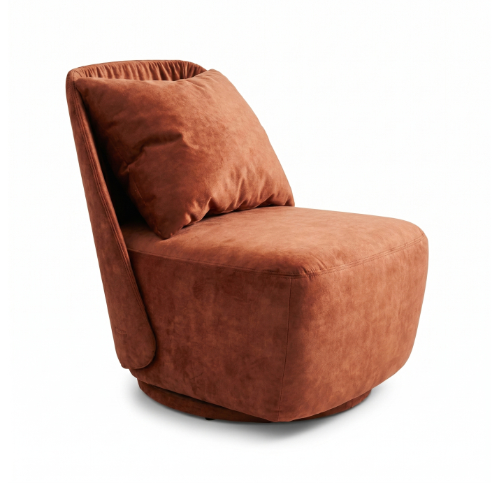 Кресло HUGO K 67/DIVA COGNAC/встроенные/