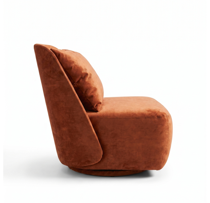 Кресло HUGO K 67/DIVA COGNAC/встроенные/