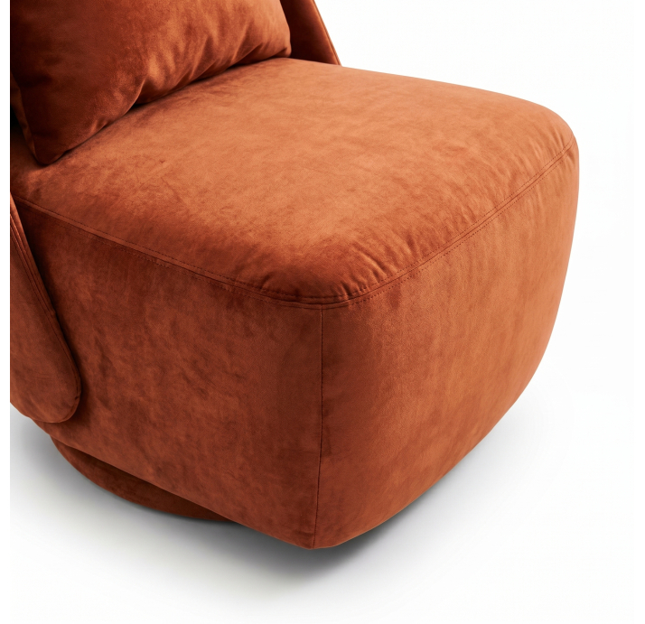 Кресло HUGO K 67/DIVA COGNAC/встроенные/