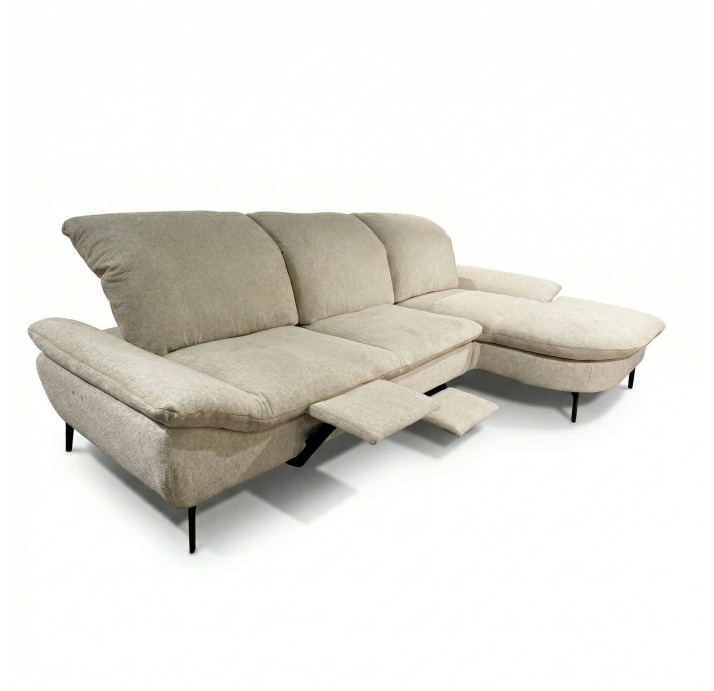 Диван LIORA B100-300-160L/58/WANDOO SAGE//01BK BLACK/F,F