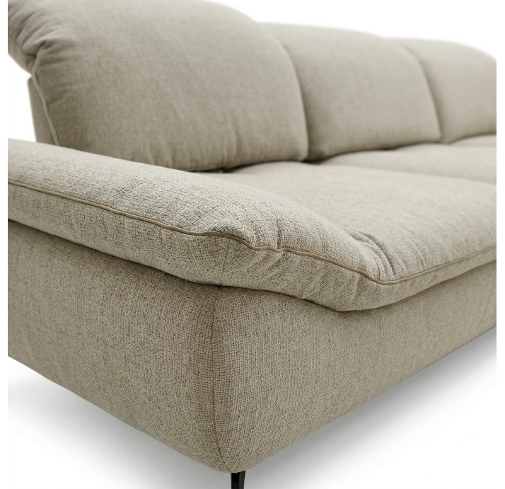 Диван LIORA B100-300-160L/58/WANDOO SAGE//01BK BLACK/F,F