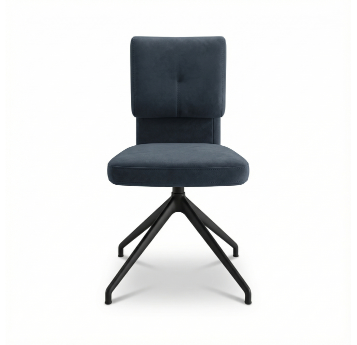 Стул крутящийся ALVA SWIVEL CHAIR NOBLESSE BASALT  F101BLACK (ROM06749)