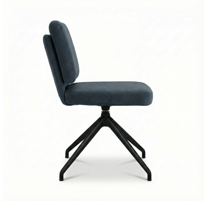 Стул крутящийся ALVA SWIVEL CHAIR NOBLESSE BASALT  F101BLACK (ROM06749)