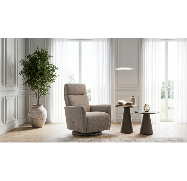 Кресло ALVA PRINCE 88/57/LUANDO SILVER/DYNASPRING/P998/