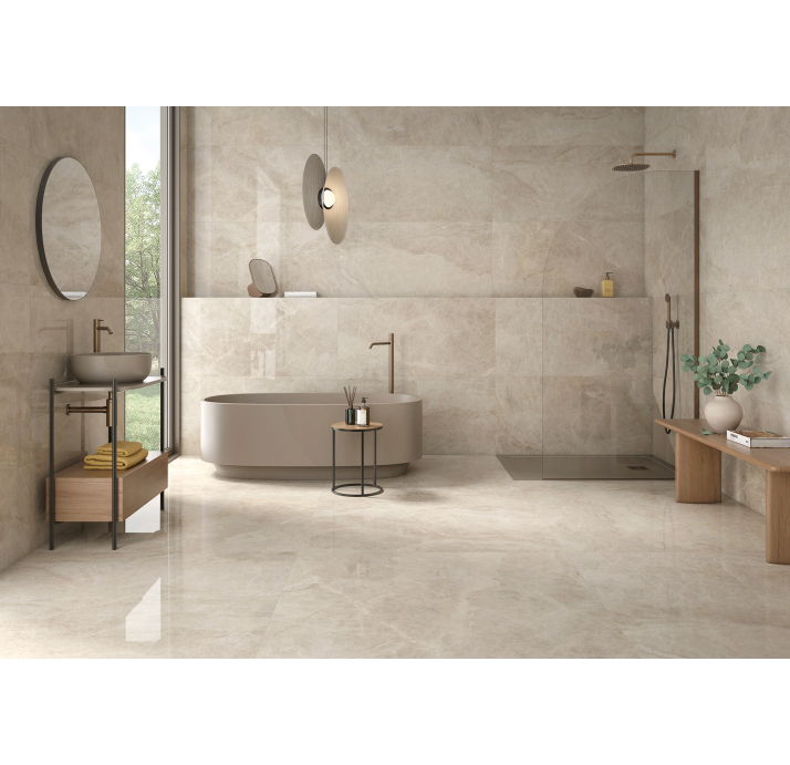 Керамогранит TAJ MAHAL Geotiles TAN 120X120X10,2 Поверхность: Полированная (NCR03880)