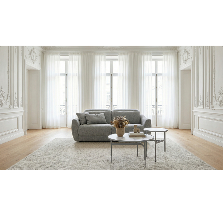 Диван LIRA B100-260-160L/58/WEMBLEY PERLE/HR40/встроенные/