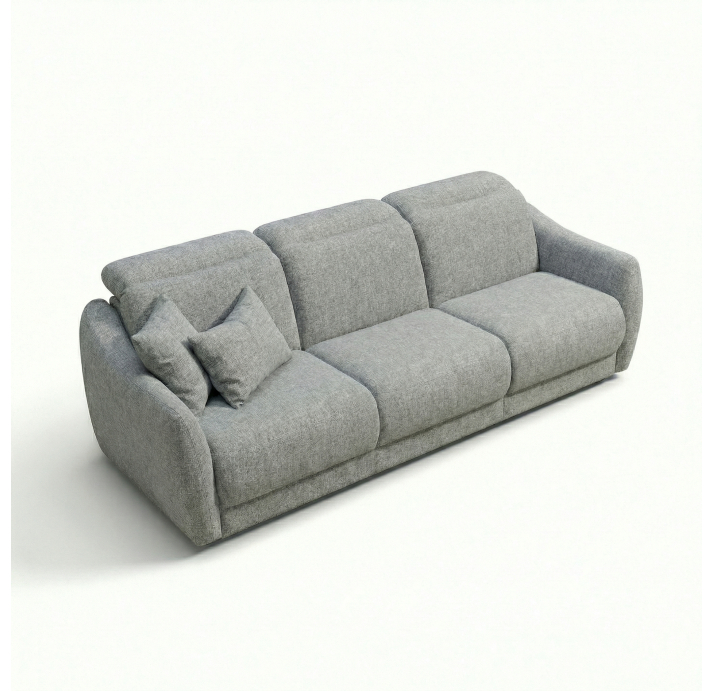 Диван LIRA B100-270-100B/58/WEMBLEY PERLE/HR40/встроенные/