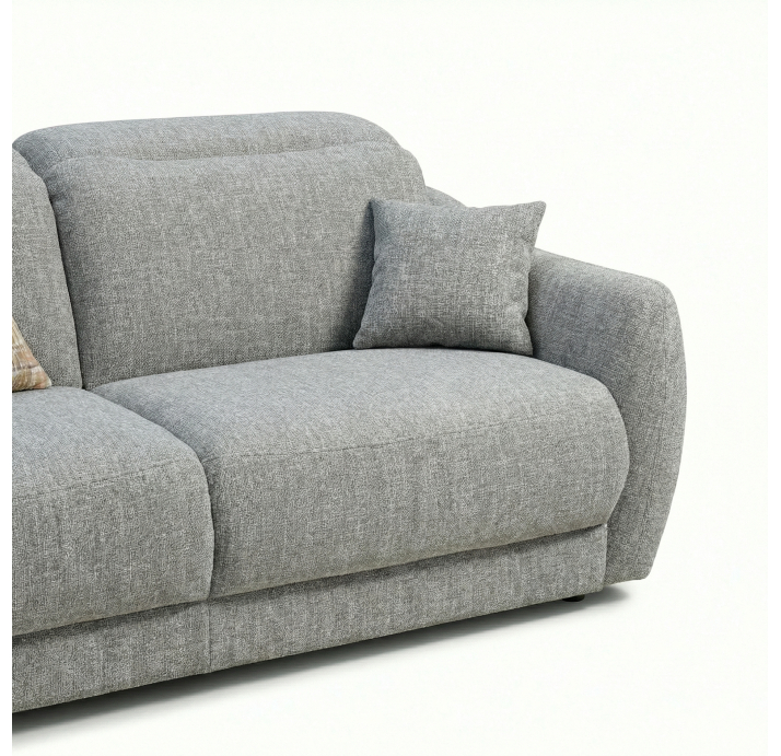 Диван LIRA B100-270-100B/58/WEMBLEY PERLE/HR40/встроенные/