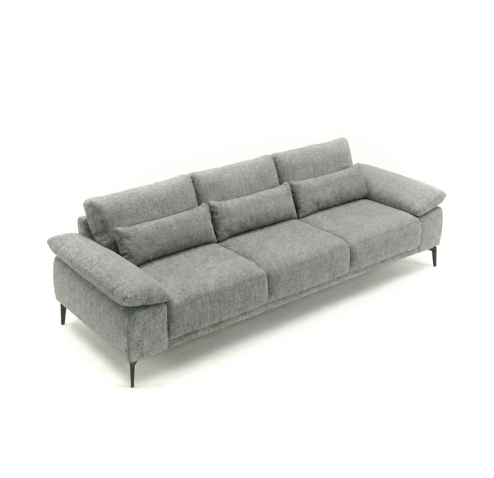 Диван NOYA B100-270-100B/59/WEMBLEY PERLE/HR40/01BL BLACK/