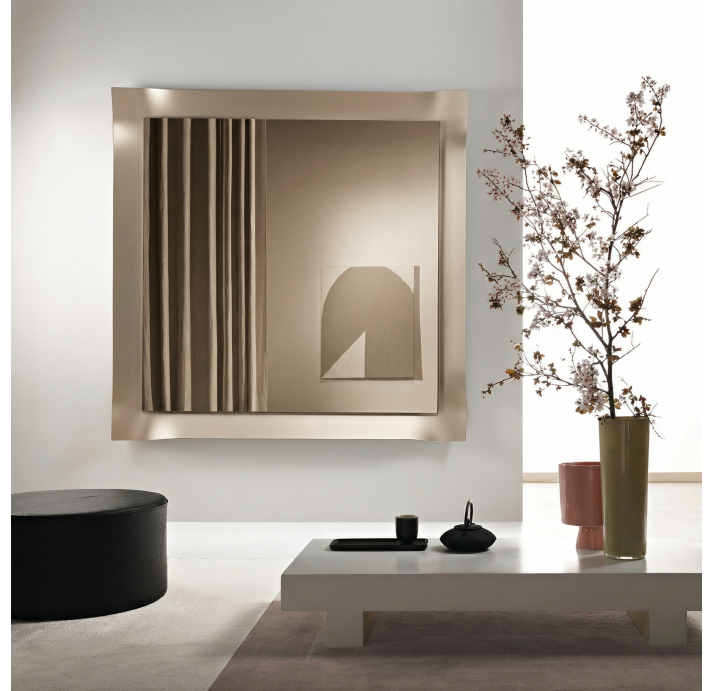 Зеркало настенное TABA MIRROR BRONZE 110X9X110 СМ. (NRM06414)