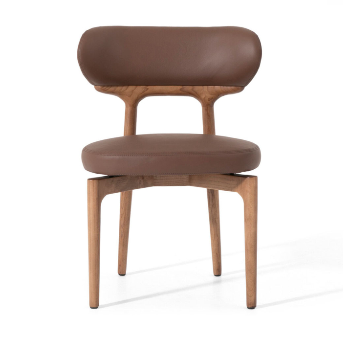 Стул интерьерный SIENA CHAIR MIURA 299  AK 002 LIGHT WALNUT (NRM06430)