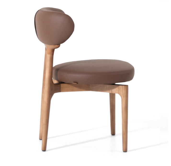 Стул интерьерный SIENA CHAIR MIURA 299  AK 002 LIGHT WALNUT (NRM06430)