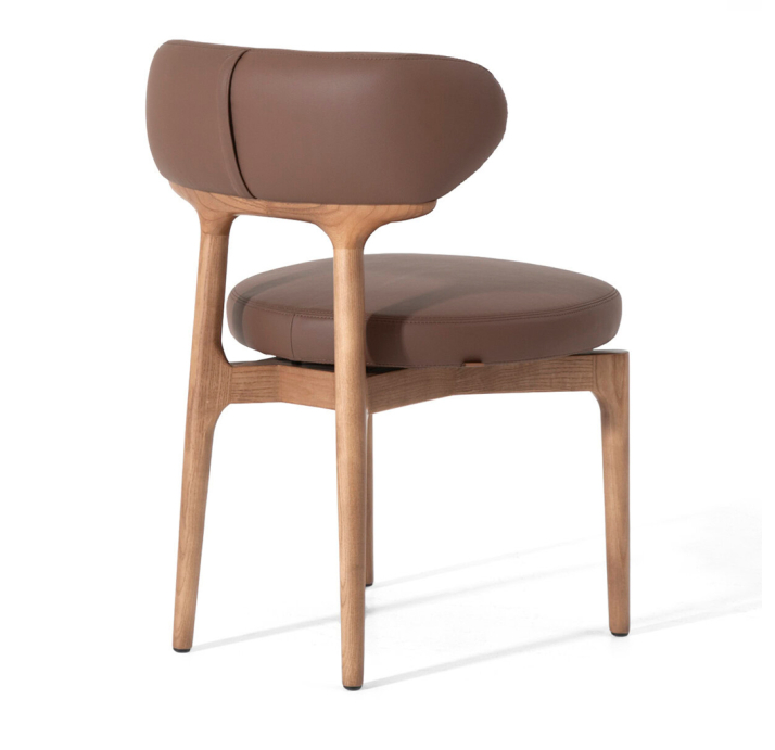 Стул интерьерный SIENA CHAIR MIURA 299  AK 002 LIGHT WALNUT (NRM06430)