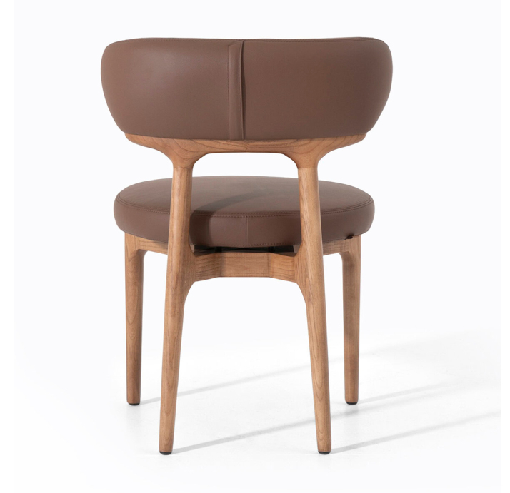 Стул интерьерный SIENA CHAIR MIURA 299  AK 002 LIGHT WALNUT (NRM06430)