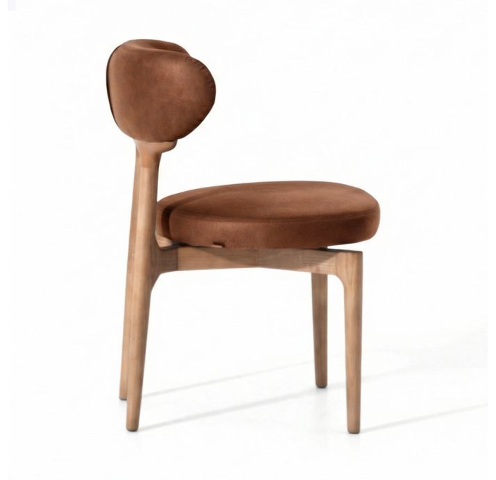 Стул интерьерный SIENA CHAIR MEGASOFT M915  AK 002 LIGHT WALNUT (NRM06429)