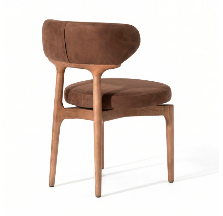 Стул интерьерный SIENA CHAIR MEGASOFT M915  AK 002 LIGHT WALNUT (NRM06429)