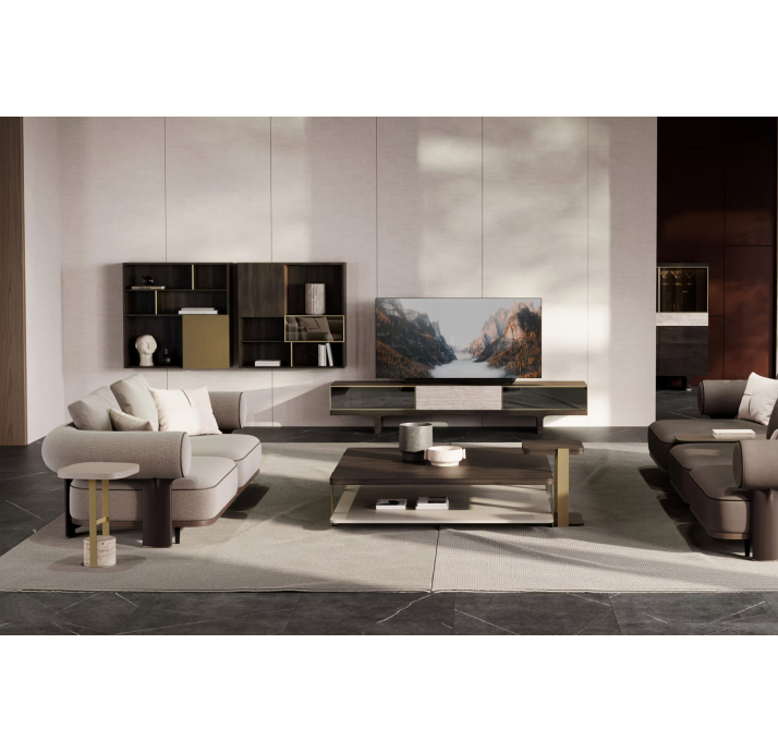 Шкаф настенный HECTOR  Walnut 3 Walnut 3 100X29X100 СМ. (NRM06431)