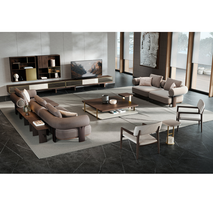 Шкаф настенный HECTOR  Walnut 3 Walnut 3 100X29X100 СМ. (NRM06431)