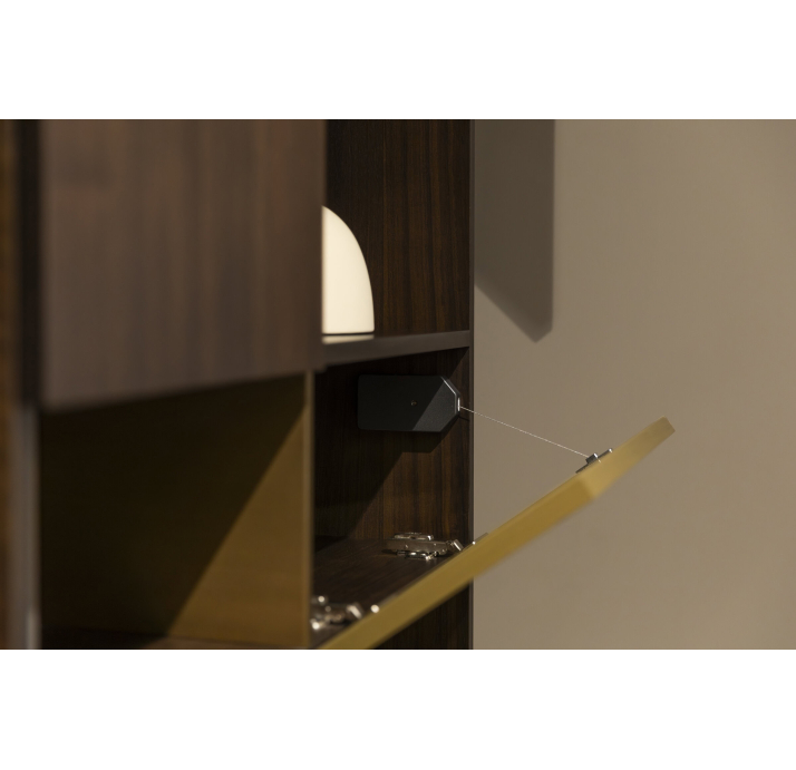 Шкаф настенный HECTOR  Walnut 3 Walnut 3 100X29X100 СМ. (NRM06431)