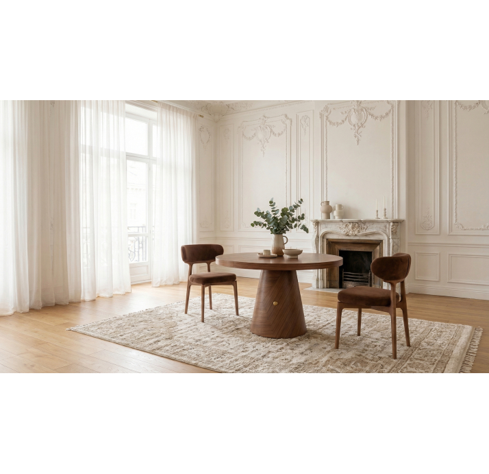 Стол обеденный JACKET DINING TABLE AMERICAN WALNUT AMERICAN WALNUT  200X110X78 СМ. (NRM06434)